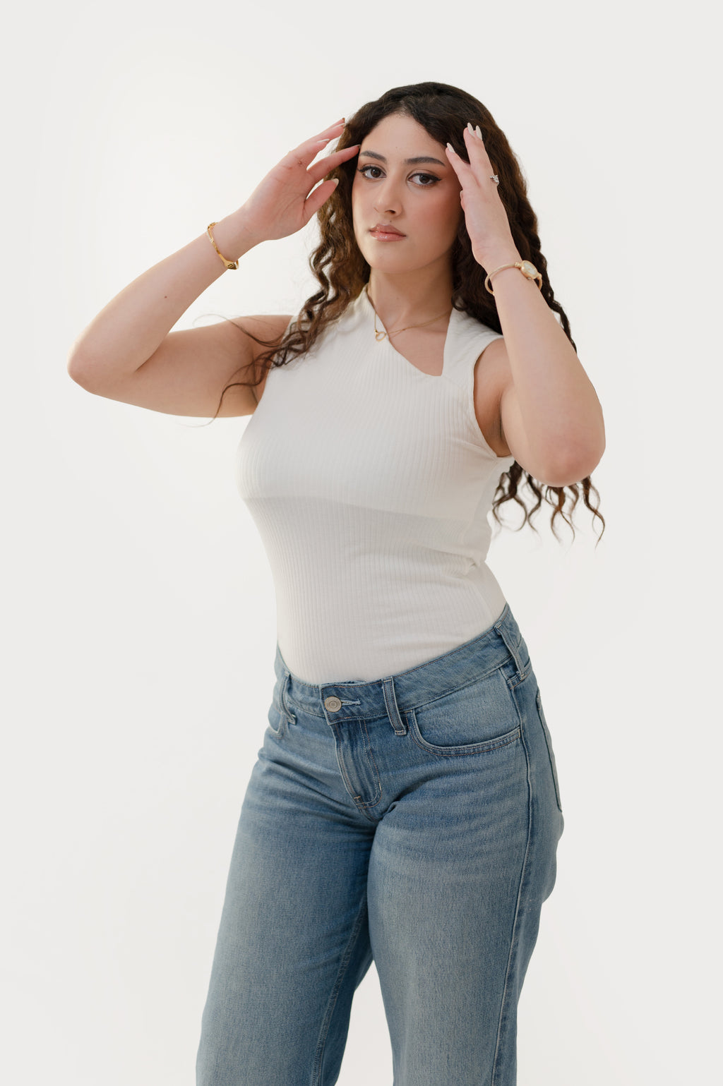 Vogue Tank - White