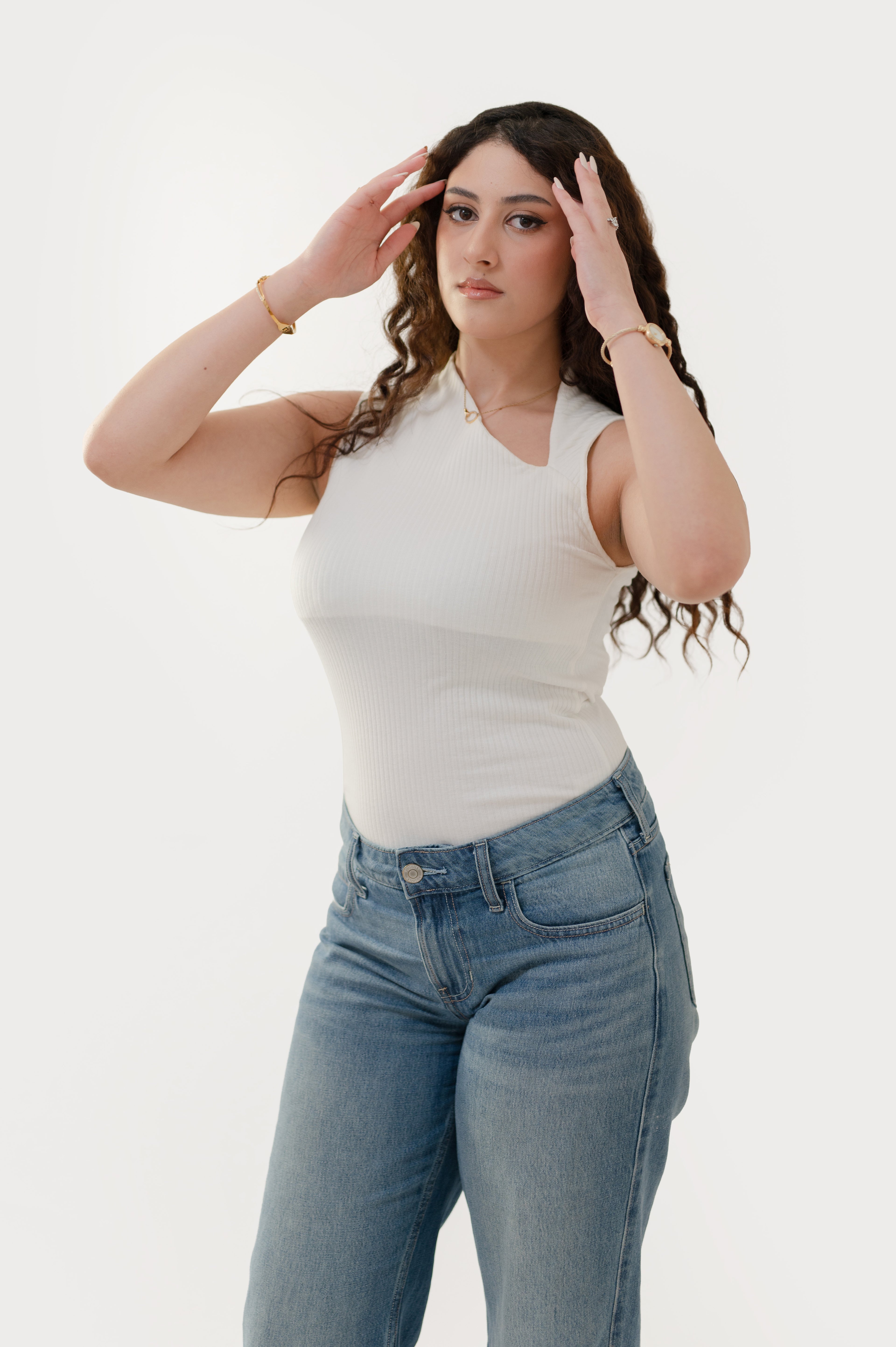 Vogue Tank - White